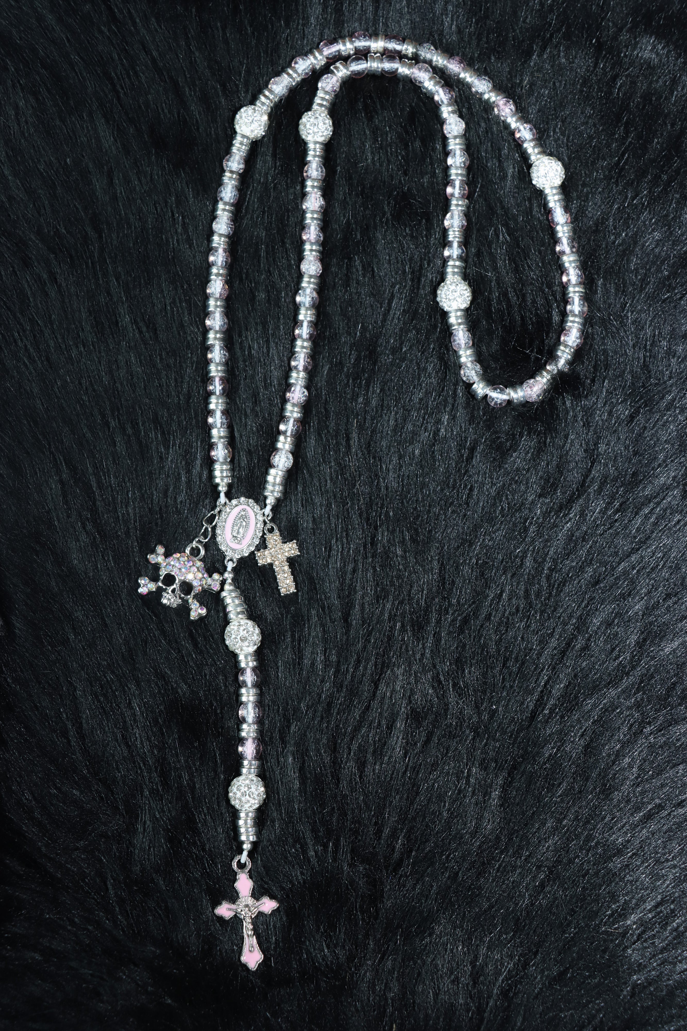 Skull Girl Rosary