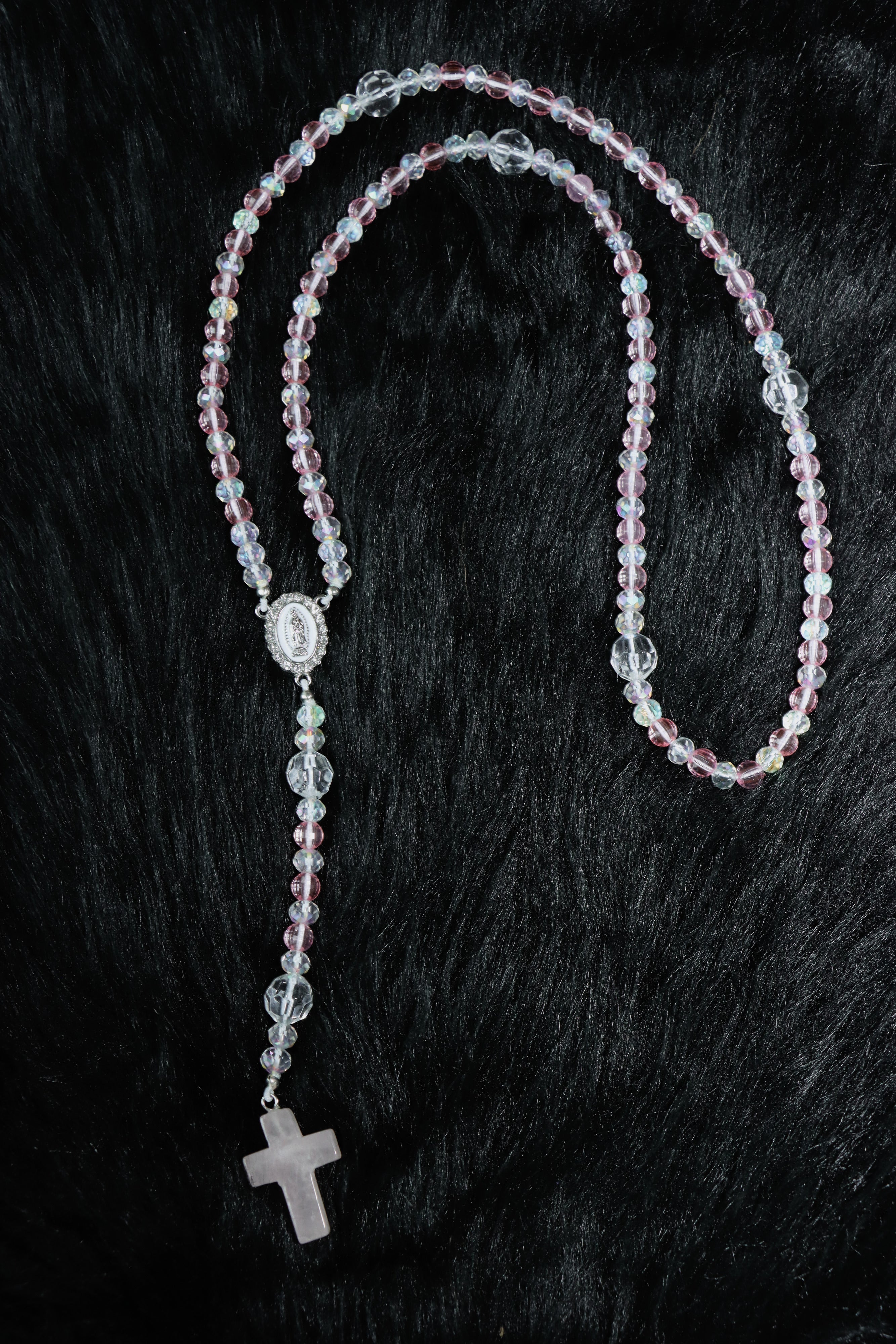 Quartz Angel Rosary